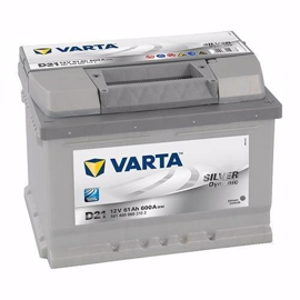 Varta  D21 Bilbatteri 12V 61Ah 561400060